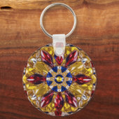 Schlüsselanhänger mit kolumbianischer Farbgestaltu (Vorderseite)