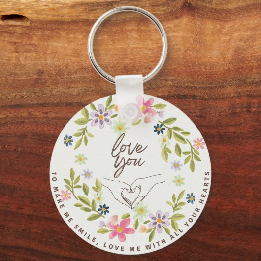 Schlüsselanhänger mit Liebe (Vorderseite)