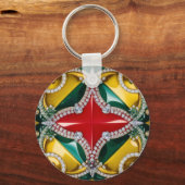 Schlüsselanhänger mit Los Angeles Colors Design (Rückseite)