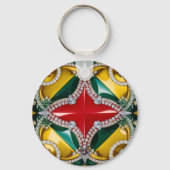 Schlüsselanhänger mit Los Angeles Colors Design (Rückseite)