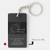 Schlüsselanhänger mit minimalistischem Streifen