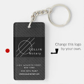 Schlüsselanhänger mit minimalistischem Streifen