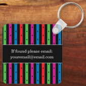 Schlüsselanhänger mit Monogramm (Rückseite)