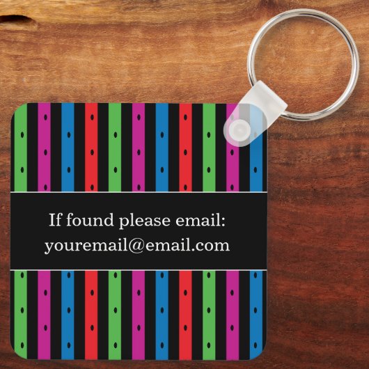 Schlüsselanhänger mit Monogramm (Rückseite)