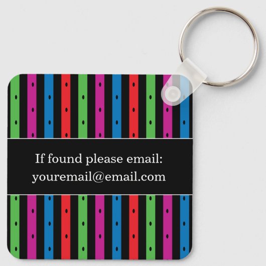 Schlüsselanhänger mit Monogramm (Rückseite)