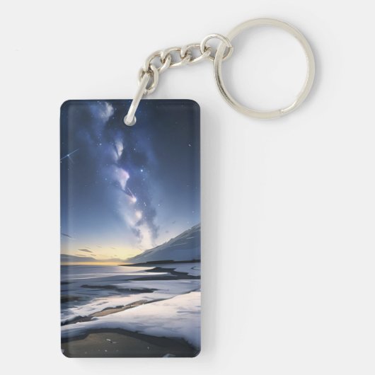 Schlüsselanhänger mit Nachthimmel (Rückseite)