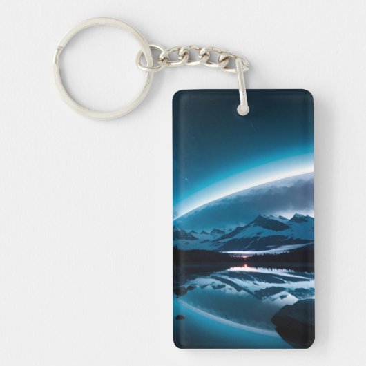 Schlüsselanhänger mit Nachthimmel (Vorderseite)