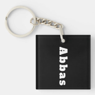 Schlüsselanhänger mit Namen Abbas