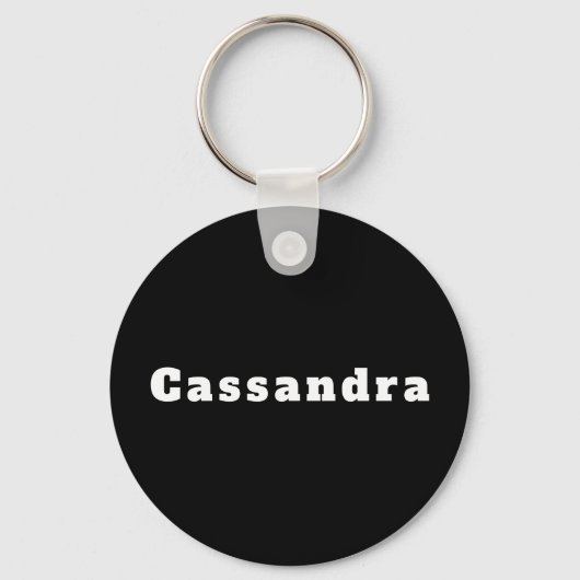 Schlüsselanhänger mit Namen Cassandra (Vorderseite)