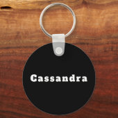 Schlüsselanhänger mit Namen Cassandra (Vorderseite)