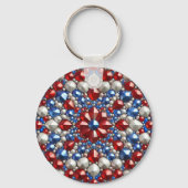 Schlüsselanhänger mit niederländischem Farbdesign (Vorderseite)