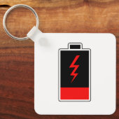 Schlüsselanhänger mit niedrigem Akku (Vorderseite)