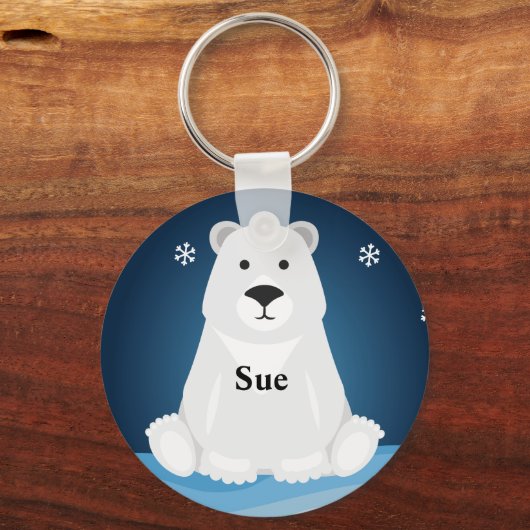 Schlüsselanhänger mit personalisiertem Namen mit E (Vorderseite)