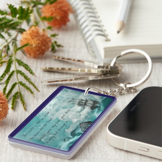 Schlüsselanhänger mit Schiff (Vorderseite rechts)