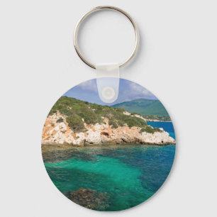 Schlüsselanhänger mit Seeansicht von Sardinien