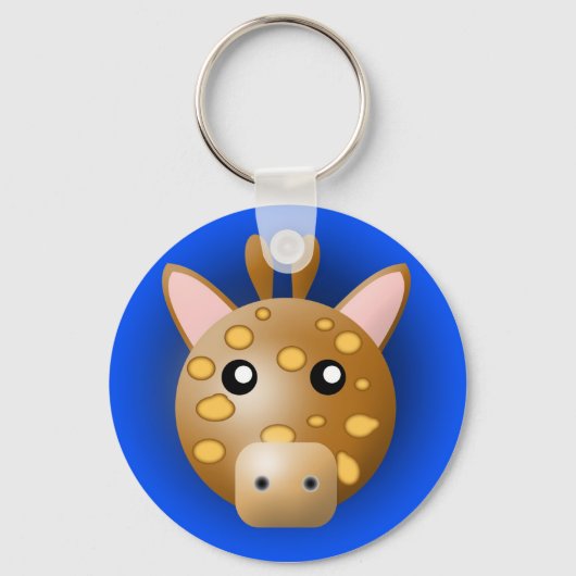 Schlüsselanhänger mit Tieren: Giraffe (Vorderseite)