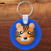 Schlüsselanhänger mit Tieren: Tiger (Vorderseite)