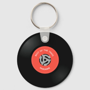 Schlüsselanhänger mit Vinyl-Single-Design