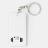 Schlüsselanhänger motivierend Fitness (Rückseite)