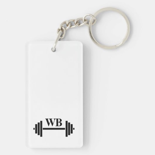 Schlüsselanhänger motivierend Fitness (Rückseite)