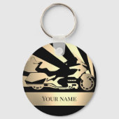 Schlüsselanhänger Motorrad Motorrad-Motorrad-Rad s (Rückseite)