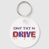Schlüsselanhänger nicht schreiben und fahren (Vorderseite)