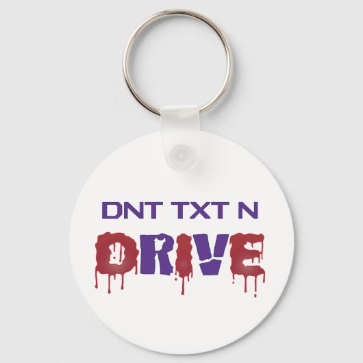 Schlüsselanhänger nicht schreiben und fahren (Rückseite)