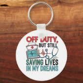 Schlüsselanhänger Nurse off Duty (Vorderseite)