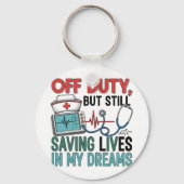 Schlüsselanhänger Nurse off Duty (Rückseite)