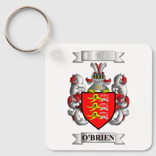 Schlüsselanhänger O'Brien Nachname und Schild (Vorderseite)