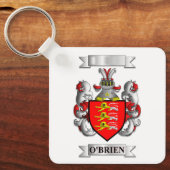 Schlüsselanhänger O'Brien Nachname und Schild (Vorderseite)