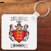 Schlüsselanhänger O'Brien Nachname und Schild (Rückseite)