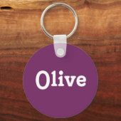 Schlüsselanhänger Olive (Vorderseite)