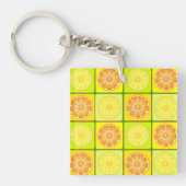Schlüsselanhänger Orangen und Zitronen (Vorderseite)