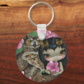 Schlüsselanhänger "Owlyn in der Springtime" (Vorderseite)