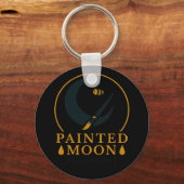Schlüsselanhänger "Painted Moon" von Luna Bee (Vorderseite)