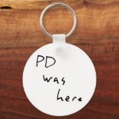 Schlüsselanhänger "PD war hier" (Vorderseite)