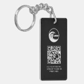 Schlüsselanhänger Personalisiert Geschäft Logo Wer (Vorderseite links)