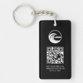 Schlüsselanhänger Personalisiert Geschäft Logo Wer (Vorderseite)
