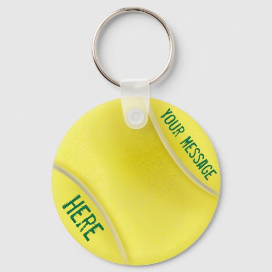 Schlüsselanhänger Personalisiert Tennis - Frauenge (Vorderseite)