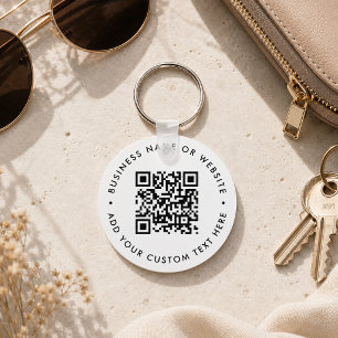 Schlüsselanhänger Personalisierter QR-Code-Gesch