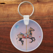Schlüsselanhänger - Petaluma Karussellpferd 1 (Vorderseite)