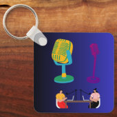 Schlüsselanhänger Podcast (Vorderseite)