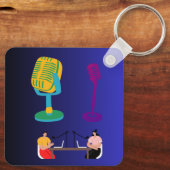 Schlüsselanhänger Podcast (Rückseite)