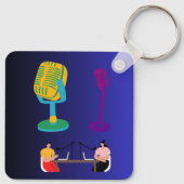 Schlüsselanhänger Podcast (Rückseite)