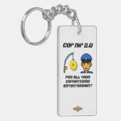 Schlüsselanhänger "POLIZIST NIP 2.0" (Vorderseite links)