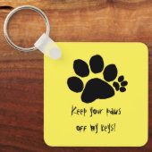 Schlüsselanhänger - Polydaktylpfäppchen (Vorderseite)