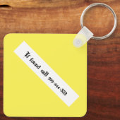 Schlüsselanhänger - Polydaktylpfäppchen (Rückseite)