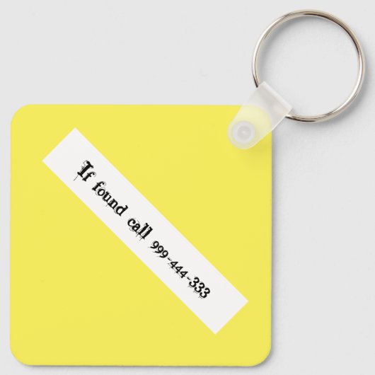 Schlüsselanhänger - Polydaktylpfäppchen (Rückseite)