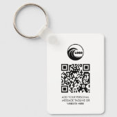 Schlüsselanhänger Professionelles Geschäft Logo QR (Vorderseite)